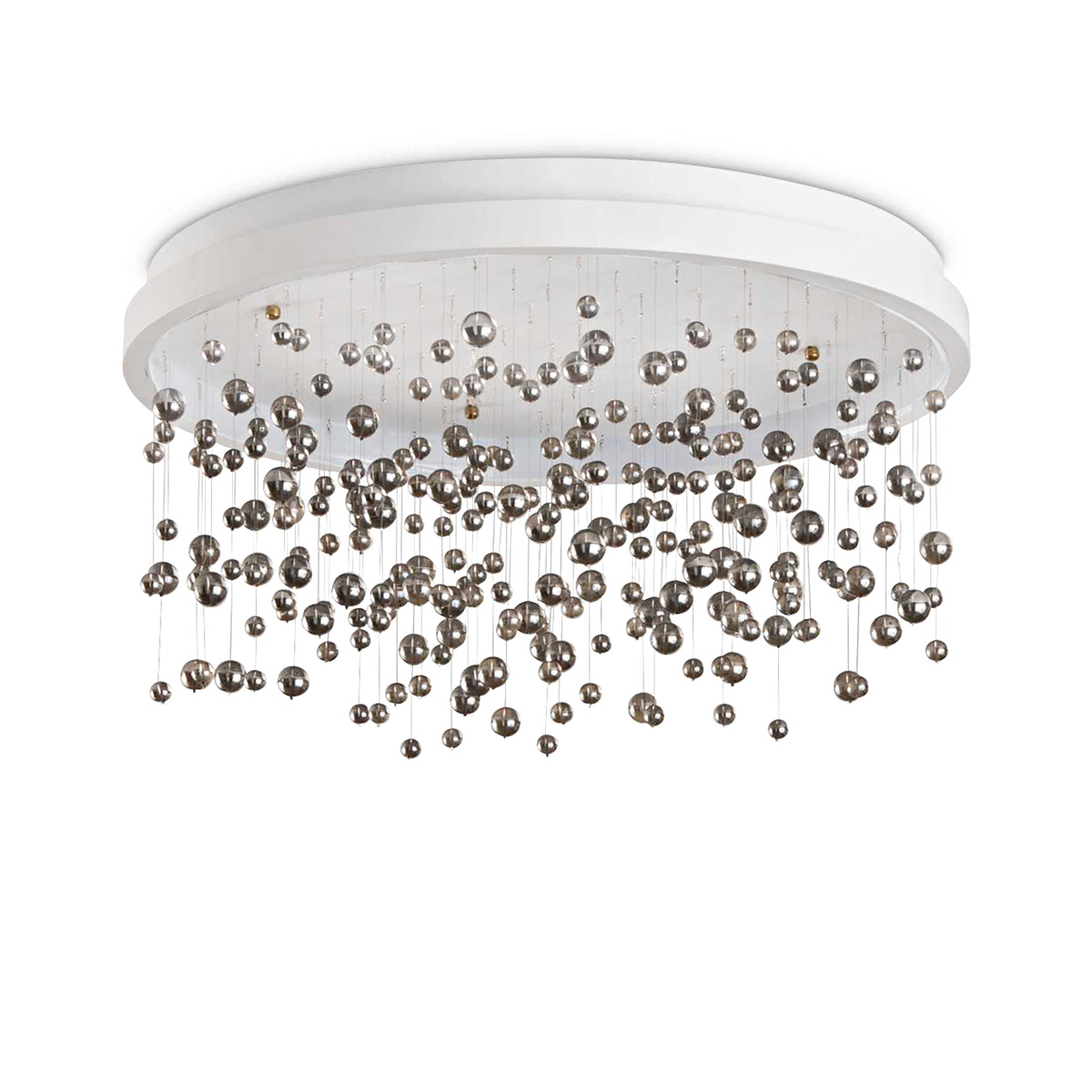 Ideal Lux Φωτιστικό Οροφής - Πλαφονιέρα Armony Φ75x32cm Led 7150lm 77W 3000K White-Chrome 315812